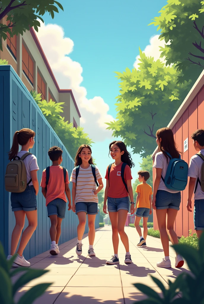 Middle school students