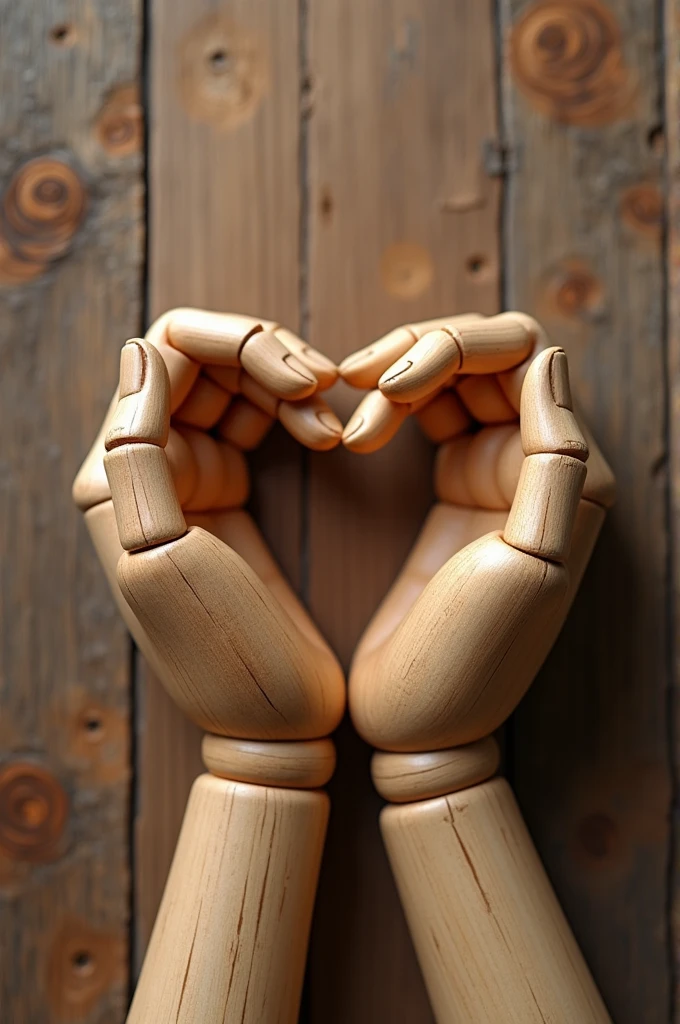Generate an image with the tool "love" that has a wood texture