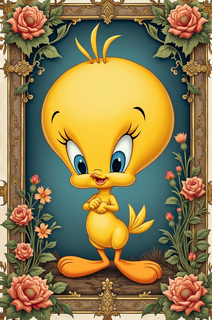 Tweety Bird in a medieval manuscript 