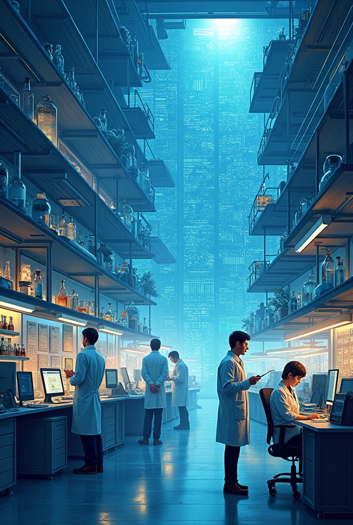 (him: sampling) Visual examples of scientific research, market surveys, etc.