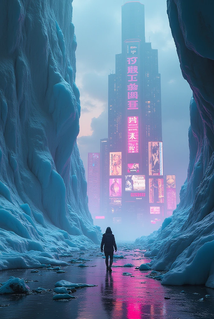 Glaciers, caves, neon lights, urban billboards