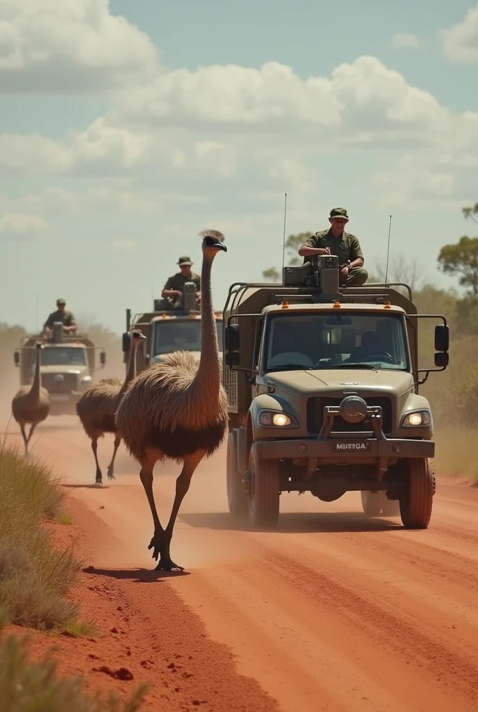 "The soldiers tried everything. They mounted machine guns on trucks, but the terrain was too rough, and the emus outran them. The media had a field day, reporting on the military’s humiliating defeat at the hands—or rather, wings—of the emus."