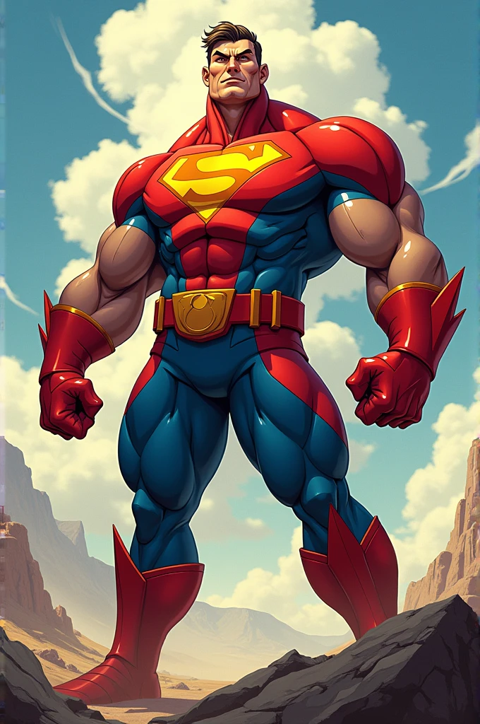 a stylized, dynamic character design with vibrant colors or a unique, eye-catching pose