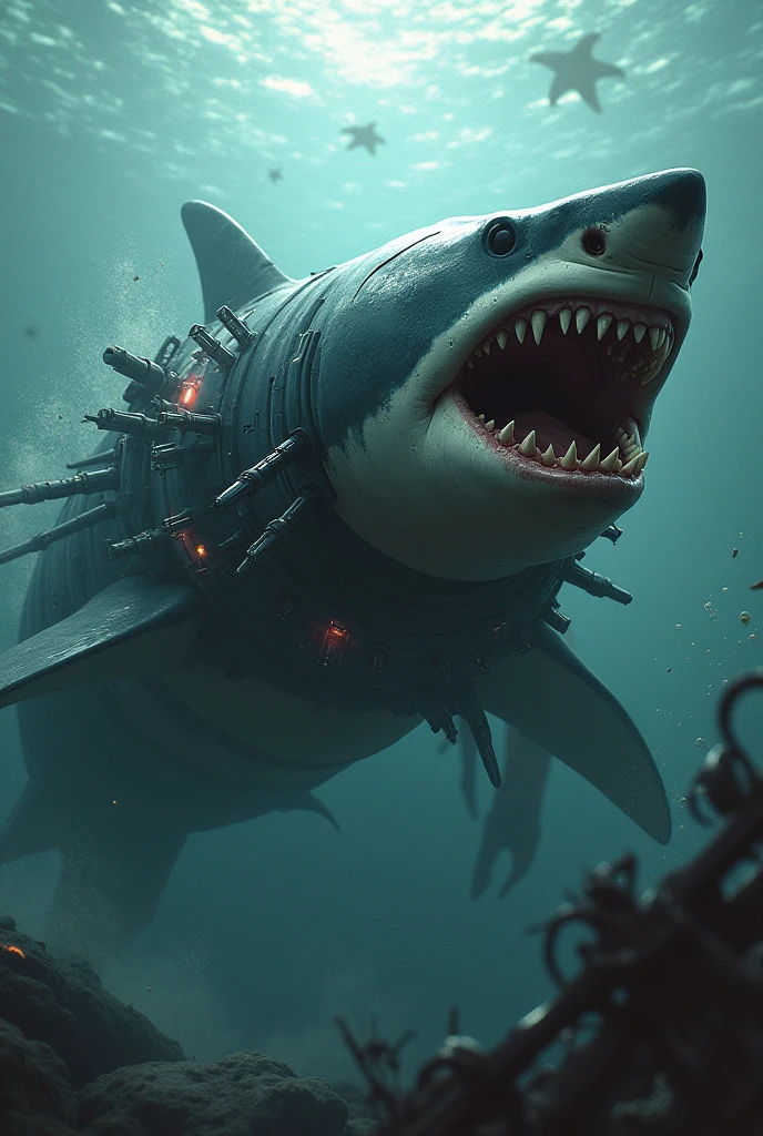 Armed shark 
