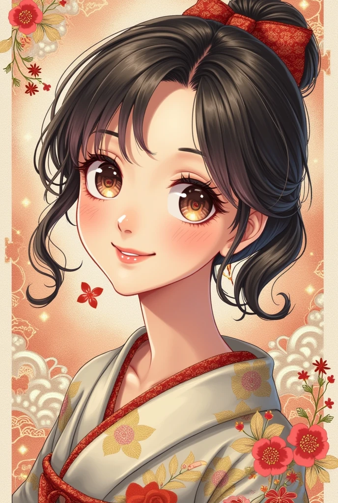 Banknotes with women on them Beauty cute ponytail Japanese Dimples smile