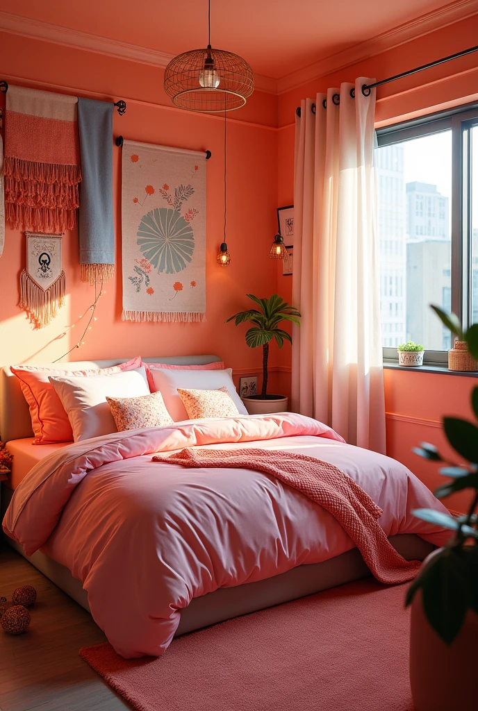 Create a BTS-inspired bedroom for a 3 woman