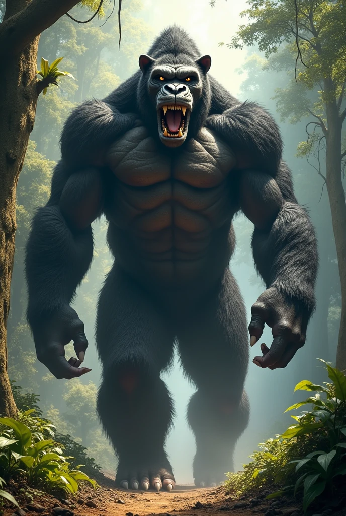 king kong x donkey x dog x snake x king kobra x lion