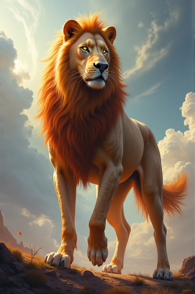 Lion x horse x dog