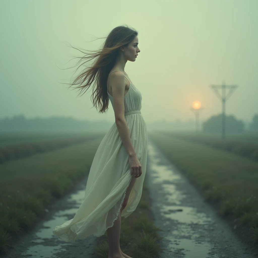 One girl, solo, High resolution, Gaze, Crossroads of Fate、The road splits into two、