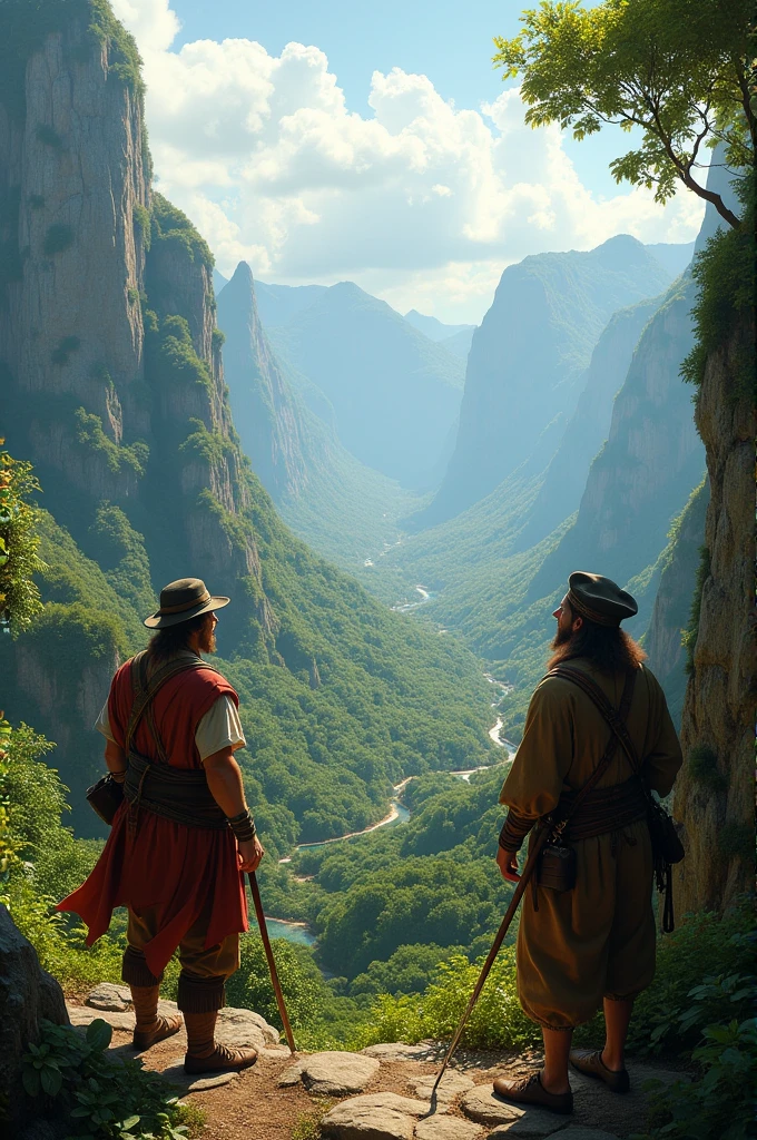 Image of colonizers when they saw new lands