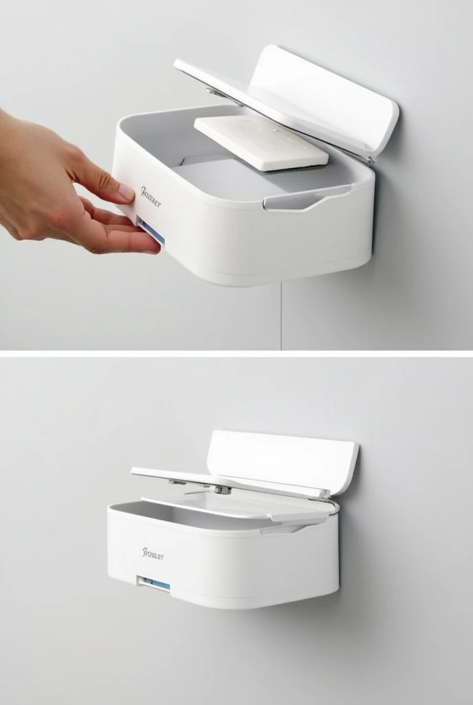 Multifunctional Cover: Imagine a lid that, when opening, It turns into a small tray to keep the wipes clean while you use them.
