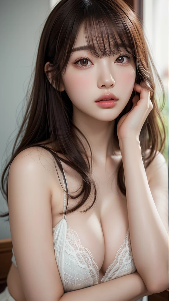 (Pure Eros Face_1:0.33), (Urzan-6500:0.33),Realist photo, Korean women, Disney movie heroine style, Detailed face and body, Natural light, High resolution, photoRealist, (Highest quality,8k,High resolution,masterpiece:1.2),Super detailed,(Realist,photoRealist,photo-Realist:1.37),Realist skin texture,Fine eyes and lips,Beautifully detailed face,Long eyelashes,Soft Skin,Natural body shape,((Wide View_whole body))