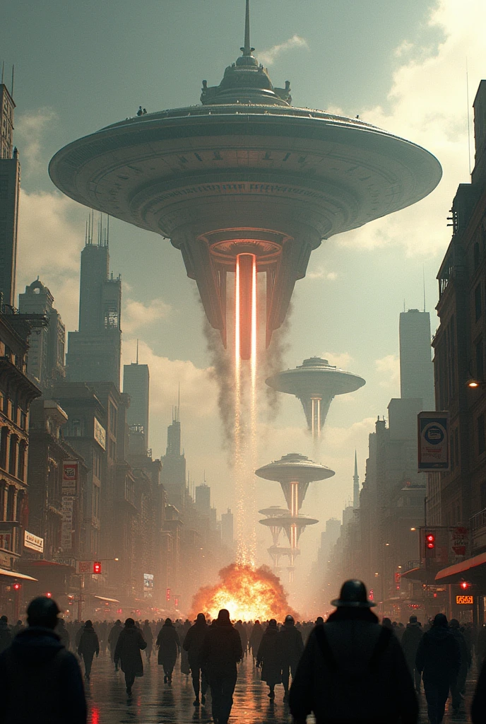 Create an alien invasion