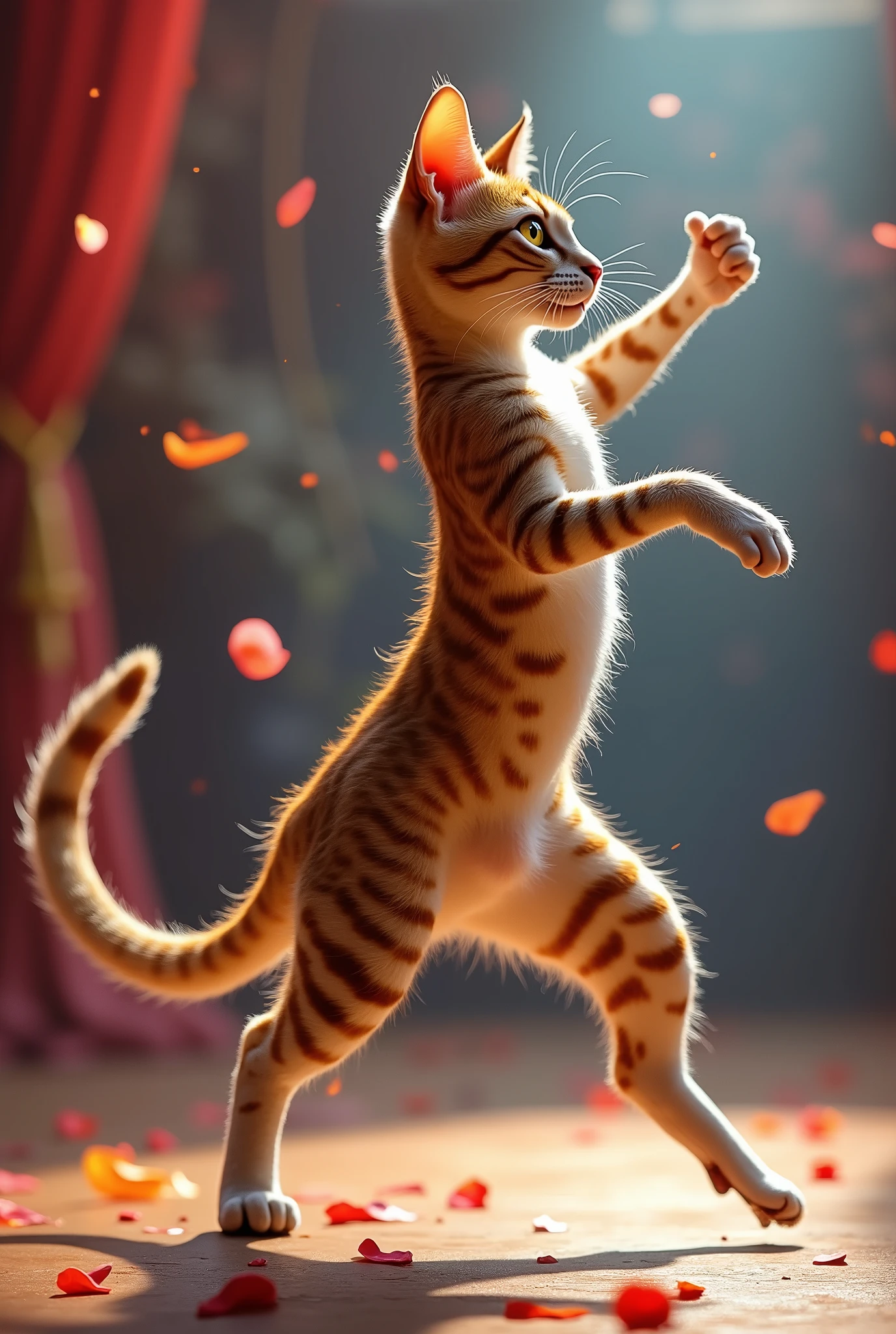 Cat dance moments like pro