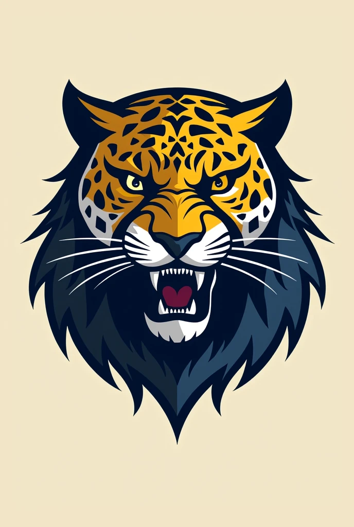 "Hello, I need your help to create a slogan for &#39;Atlética Predadora&#39;, a university athletic team with a jaguar mascot. The slogan must reflect power, mastery and excellence. Por favor, generate some impactful slogans that incorporate these elements and the concept of predator. Use dark blue colors, doradas, offwhite, and the other colors that are part of it. Not in the jaguar, because it is yellow with black tips, but use these colors in other visual elements 
