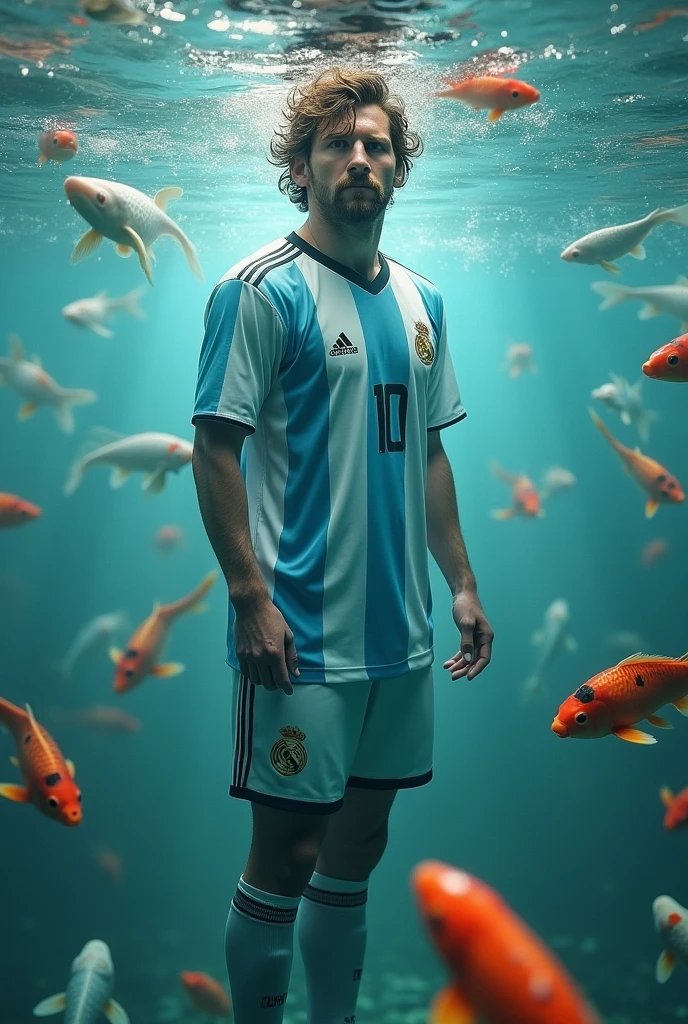 Messi in a big fish farm