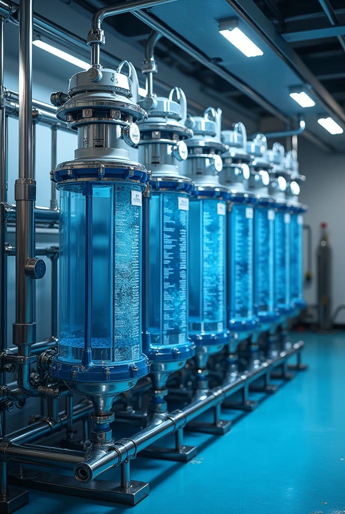creates a model for a water control system based on ensuring its quality, Regarding its filtering