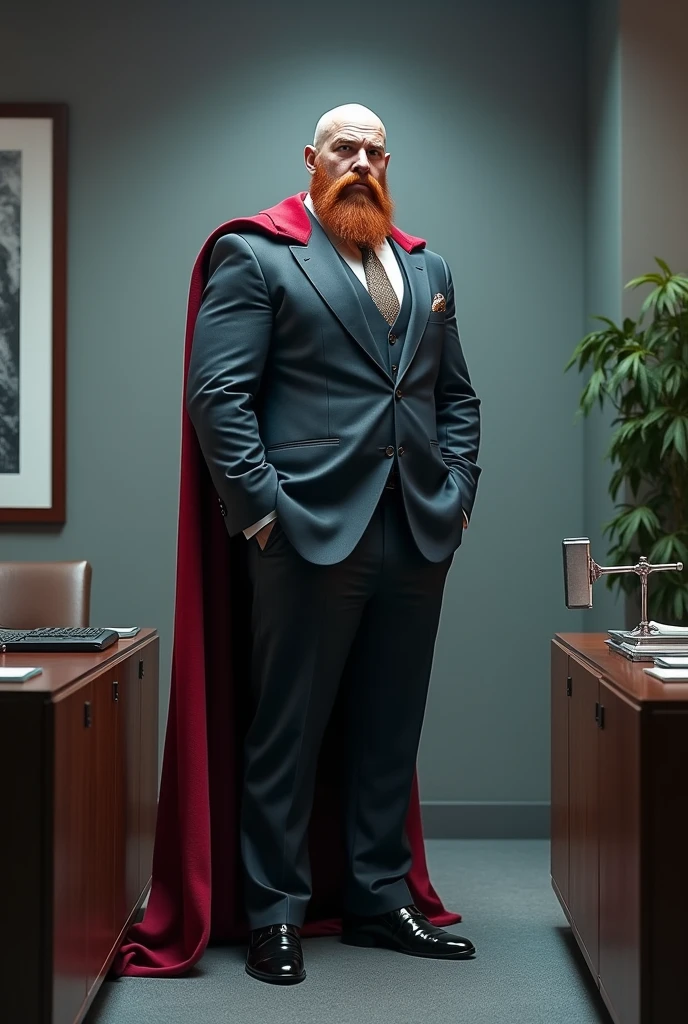 Give me Thor from the God Of War game in a suit