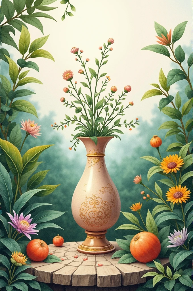 Object and nature study compostion and drawing
