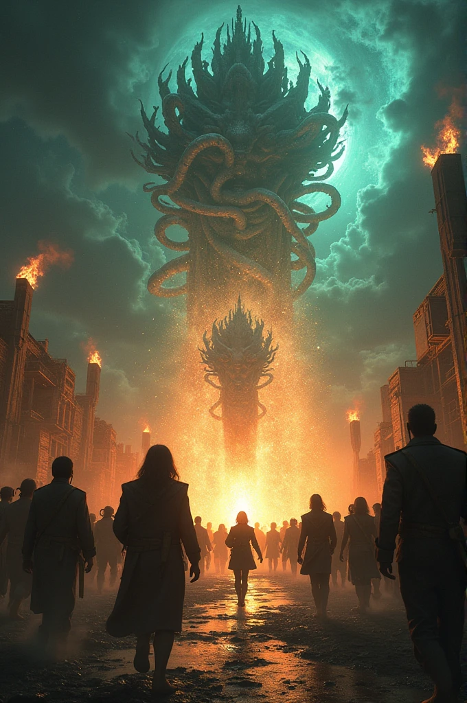 the pandora’s box opening causes chaos and threat so colony’s stability
