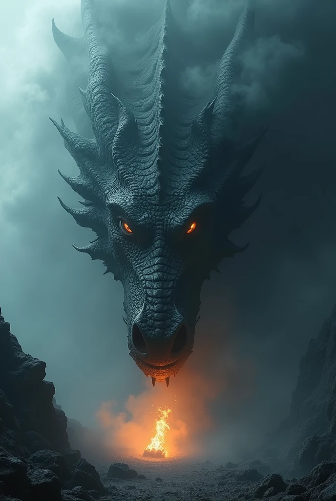 (Epic Photography:1.3) (Dark Scene:1.2) With melancholy sidelight, (Rim Light:1.2) contour, (Huge dragon face:1.3) In the smoldering smoke (ember:1.2) There's a light in the nostrils,A low flame flickers in his mouth, (Detailed glowing eyes:1.1) With an unforgettable look (super smoke:0.4) (Windup_768:0.4) (Utilities_Portrait istant:0.6) Award-winning visual effects created by Weta Digital and Houdini smoke simulation wavelets (Stirling_South Korea:0.3) (Stirling_Mike_dgtlv2:0.3) kc16-v3-6250 (Stirling_rzminjourney:0.3) The Rule of Thirds Ying Yeng Fibonacci Spiral Composition, Hasselblad Fuji Medium Format, Carl Zeiss, Stunning contrast, Incredible dynamic range