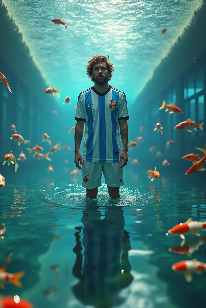 Messi in a big fish farm