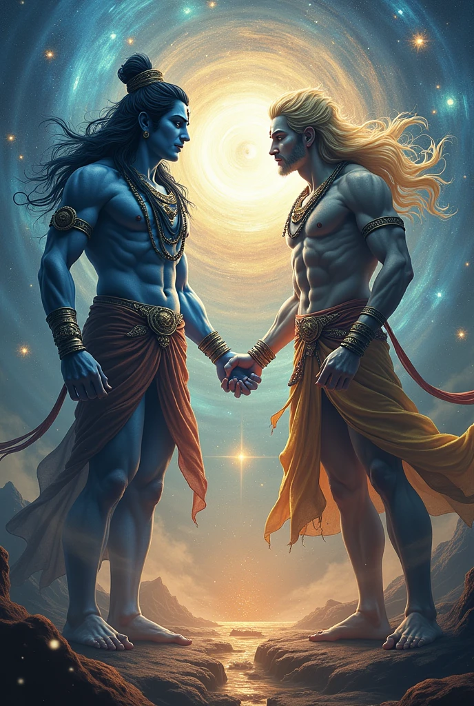 Shiv and vishnu