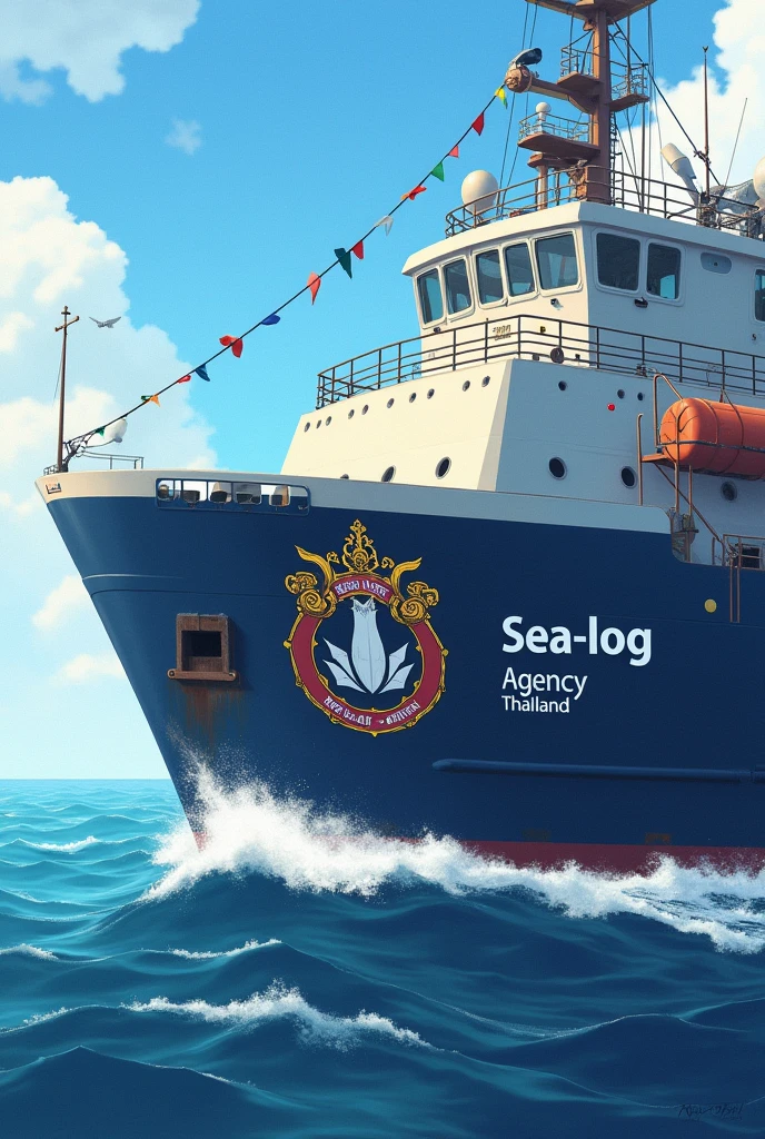 Sea-log agency (Thailand) in Flag on Vessel