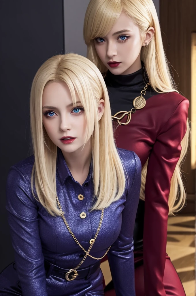 A blonde, powerful vampire who uses a stand