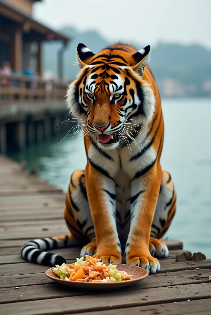 Photo of the eastern tigress tasting at the Pimentel Pier