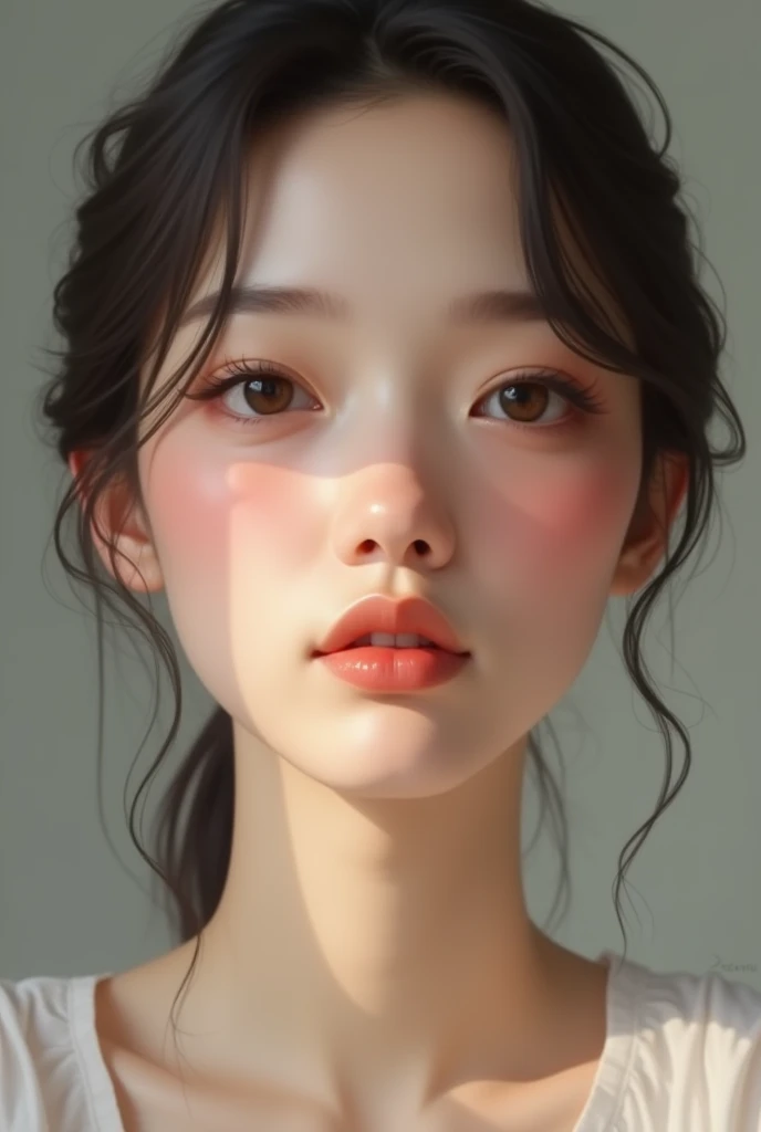 easiest woman face to draw