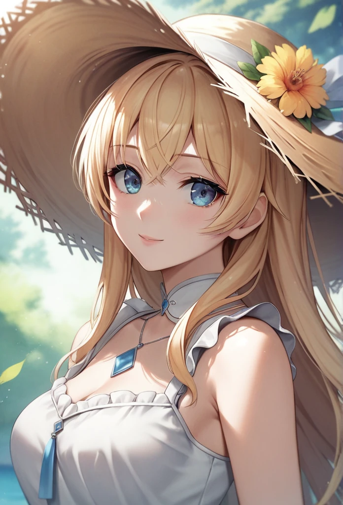 A long-haired black anime girl wearing a straw hat, Anime style 4k, Beautiful anime portrait, Anime cute art style, Anime Art Wallpaper 4K, Anime Art Wallpaper 4K, High-quality anime art style, Anime style portrait, Gu Weiss, artwork in the style of Gu Weiss, Detailed digital anime art, anime art wallpaper 8 k, Cute anime girl portrait