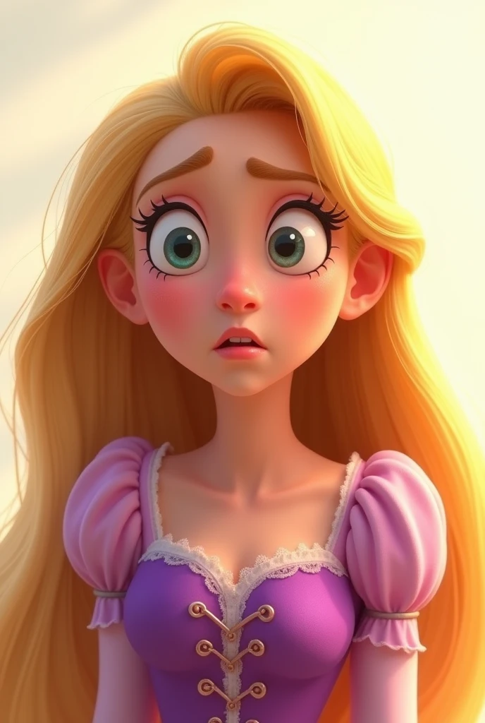 Annoyed animated princess rapunzel
