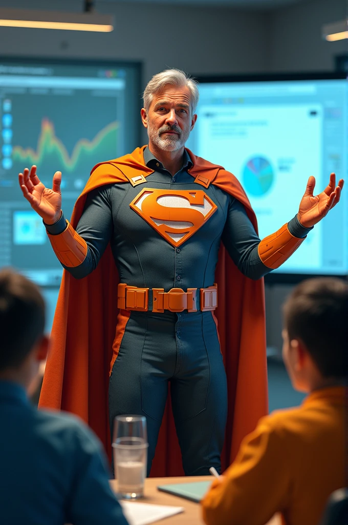 Superhero teacher