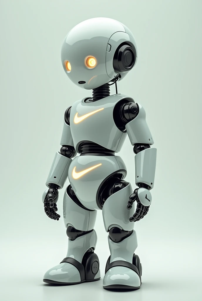 Robot with Nike symbol on penis 
