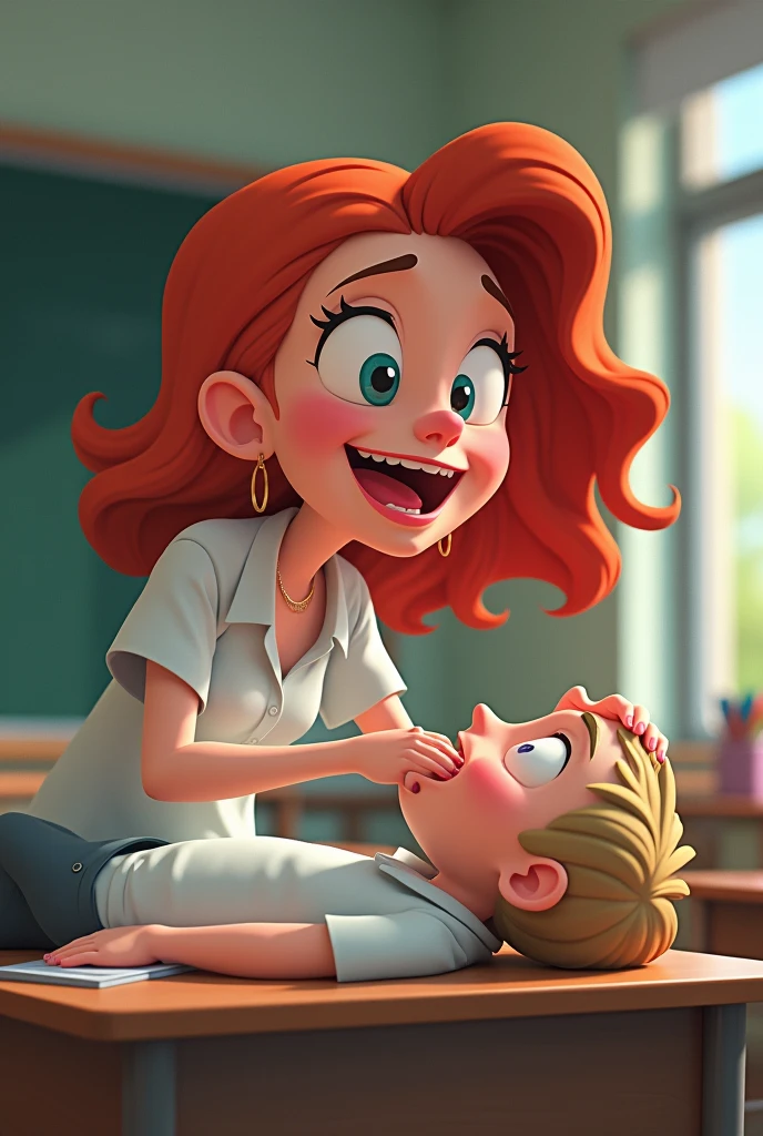 Animated blowjob teacher