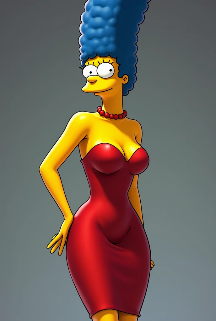 Marge simpson tight dress perfect body 