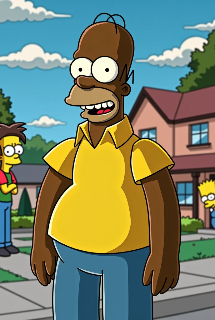 Now let Homer be dark-skinned 