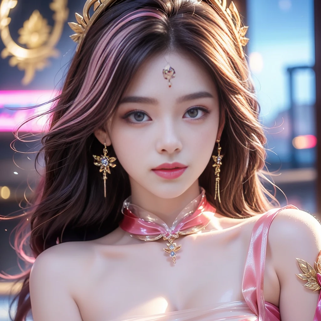 (2girls, 15yo Korea girls),yuri, 2girls, (kiss), (female masturbation:1.5),handcuffs, leg cuffs, collar, linked collar, skindantation, shy, red cheek, in cave, Realistic:1.2),shenzi,long hair,(pink hair:1.2),purple eyes,(very long hair:1.4),separated sleeves,jewelry,wide_sleeves,(hair_ornament:1.4),( nsfw, breasts out, puffy nipples), ((cum)), ((cum in pussy)), , one mole under eye, glowing eyes, piercing eyes,(hiqcgbody:0.3), (hiqcgface:0.3), epic, (royal palace), royal, ((rich, prestige)),(((Ultra-thin silk transparent sexy clothes:1.3))),pussy, pussy juice(There is white viscous liquid flowing out of the vulva:1.3),(sexual behaviour :1.5 ,(masterpiece, realistic, photo-realistic:1.2), finely detail, ultra high res, perfect anatomy, best quality, 8K, soft focus,((masterpiece, best quality)),utifully detailed face,ultra realistic 8k cg, charming, seductive, erotic, alluring, enchanting, deity, jewelry