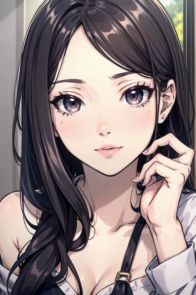 Facial features are clear and detailed, beautiful sister