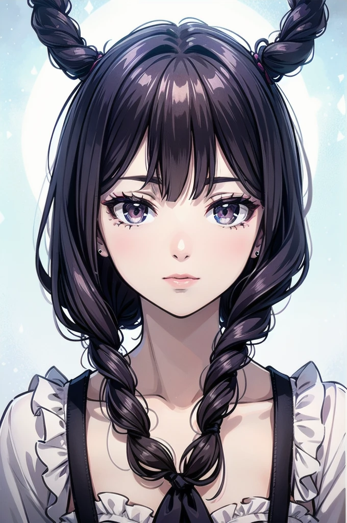 Facial features are clear and detailed, beautiful little sister
