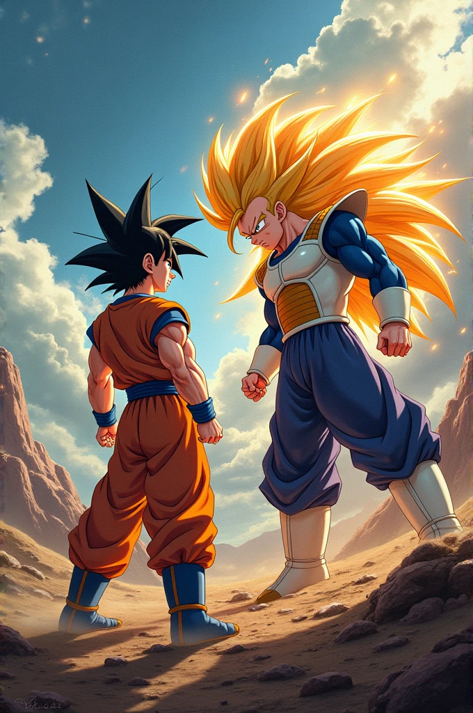 Goku and Vegeta