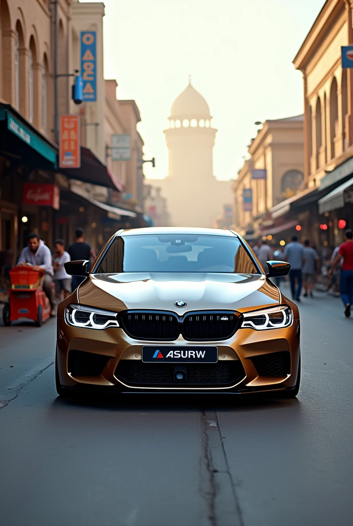 Bmw m5 f90 competition in uzbekistan streets