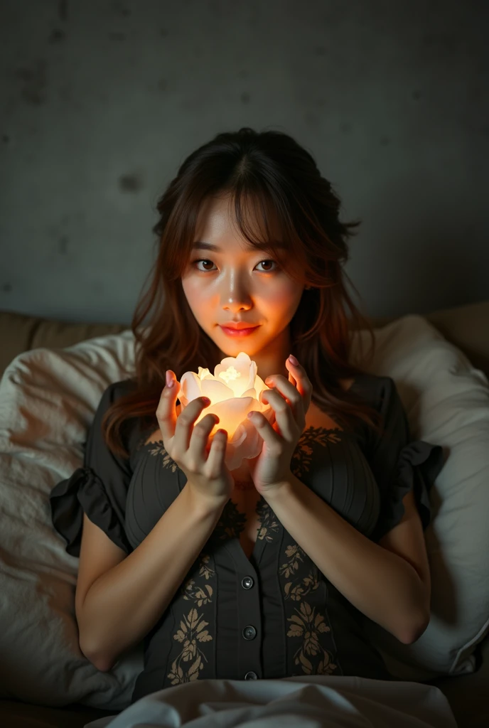 (Highest quality:1.4),(masterpiece:1.4),(Realistic:1.4),(Realistic:1.2),(超High resolution, RAW Photos:1.4),(High resolution, Very detailed:1.2),(8k:1.2),photograph,(Shot from behind:1.3)、Korean women、brown hair photos,One Woman,alone,(In underwear),Very large breasts,((Thigh to head shot:1.3))、(((topless、You can see her large breasts from the side.)))、((Toothy smile))、((Very large breasts:1.4))、Realistic skin textures、Slightly freckled、Slender figure、Realistic skin textures、((background,Concrete wall:1.3)),(topless,The breast is visible from the side:1.6),(Long lace slip,White)、3 woman、The angle at which the nipple is not visible、((Updo long hairstyle))、((Black,Long lace slip:1.4))、Correct toes、Detailed facial features、Long slip covers the buttocks and soles of the feet、Long slip covers your butt、