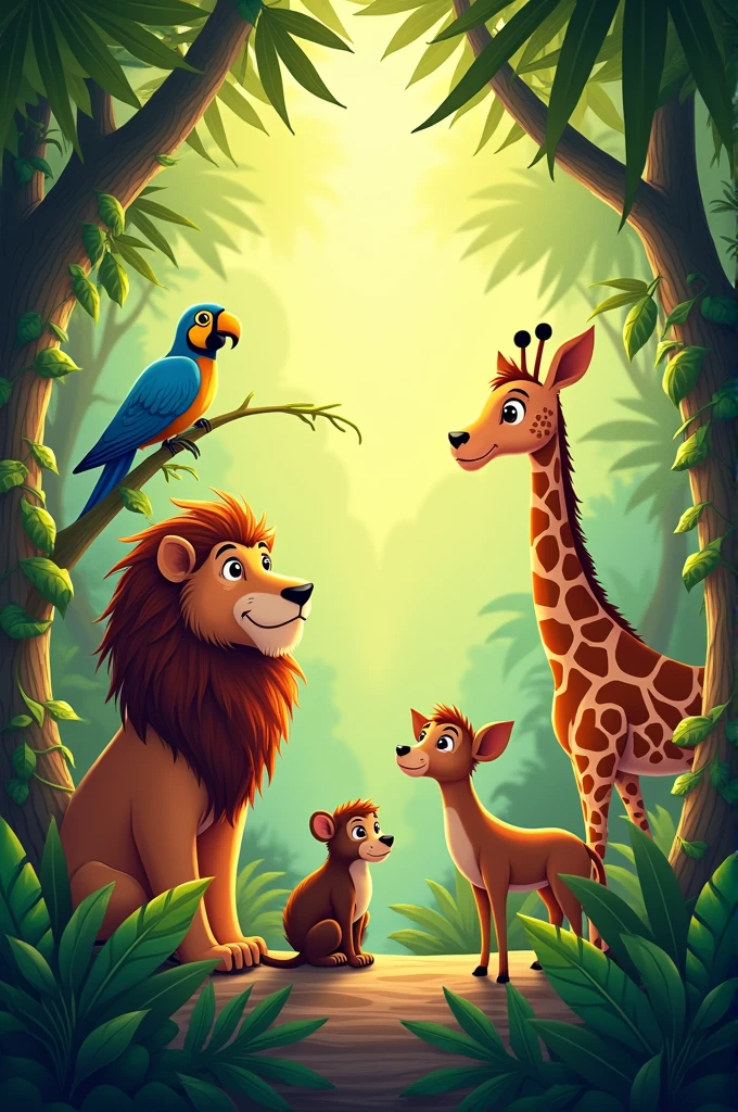 Please give me a nice banner for my YouTube channel my youtube channel name is NM BOUND
the banner will in a jungle and every animal live together together