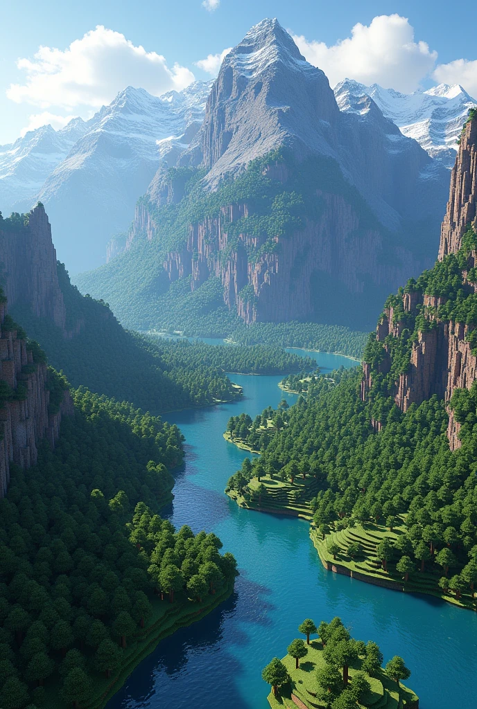 Make a topographical Minecraft world painter map like this:
It's a wooded taiga national park
It's 2000 by 2000 blocks
Is has a lot of unique geological features such as a lake, rivers, small rocky canyons, mountains with snow, and a unique terrain
The mountains somewhat surround the national park, but there can be one in it somewhere up to you