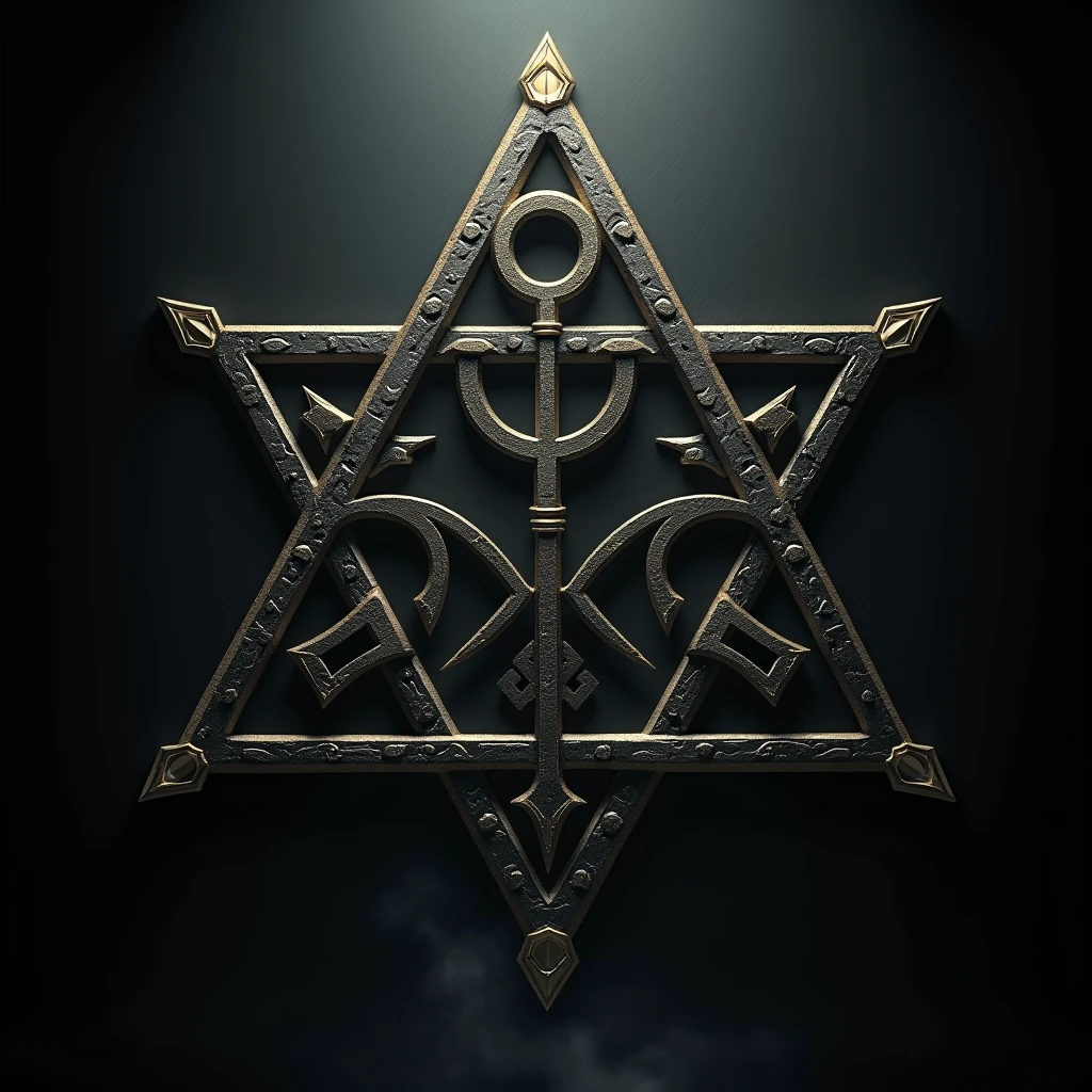 Image description:

center: A sigil with the letters Aleph (A), MEM (from), Yod (J), and Lamed (to), interconnected to form a symbolic geometric figure representing the key and the door.
Key: A stylized drawing of a key on one side of the image, showing the letters Yod (J) and Lamed (to) as part of the key design.
door: A door on the other side of the picture, with Aleph (A) y MEM (from) as decorative details.
Borders: The letter Teth (ninth) It is used to decorate the edges of the door and the key, representing the restrictive and violent nature of the threshold.
Color and Style:

dark colors: Black and grey to represent darkness and the abyss.
Metallic Details: Silver or gold for the key and door elements, symbolizing power and transition.
Image Simulation: If you need a real graphical display, Here is a description to create or imagine the image:

Display:

center del Diseño: A geometric seal that connects the letters mentioned.
Key y door: Both figures are located on the sides of the sigil, with symbolic details.
bottom: A dark background with shades of emptiness and chaos, evoking the abyss and oblivion. Fuck Israel, more witchcraft and demons themes  