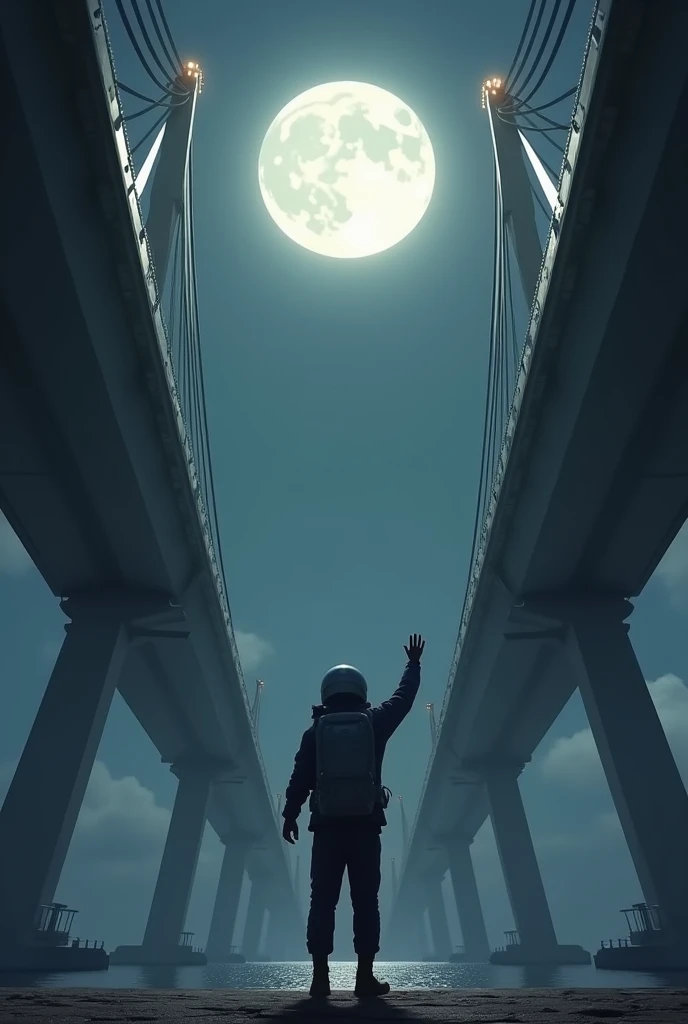 Reaching for greater heights in the moon with bridge