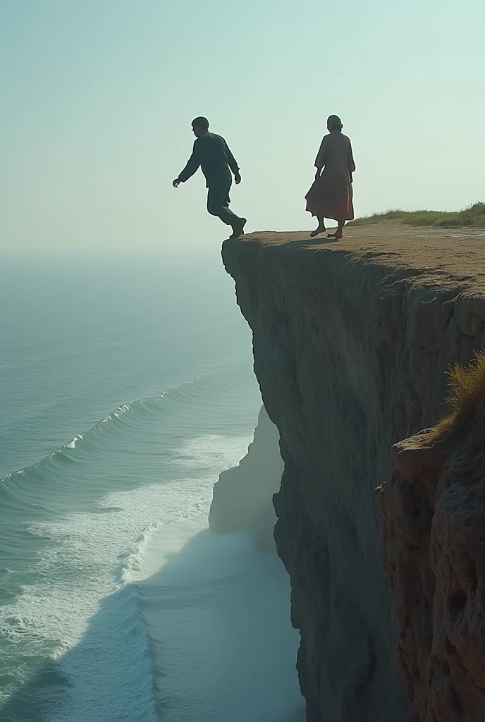 Muslims who throw themselves off cliffs 