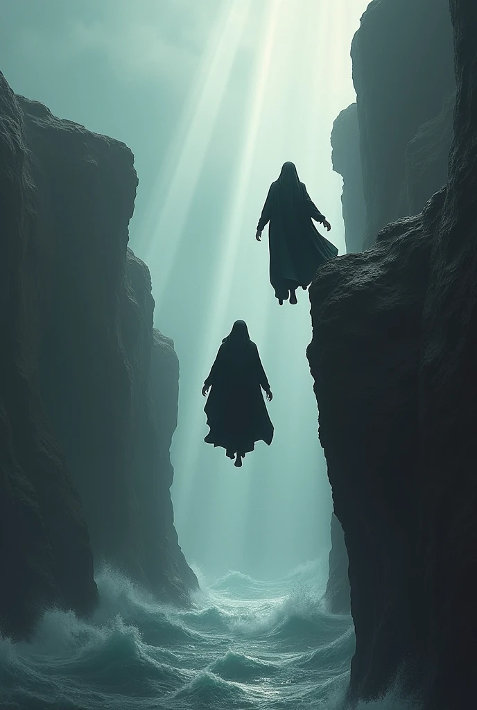 Veiled Muslims Jump Off Cliffs 
